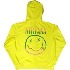Hoodie Nirvana Sorbet Ray Happy Face (Back Print) Galben neon L Hoodie - 1