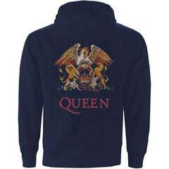 Толстовка з капюшоном Queen Classic Crest (Back Print) Navy Blue L Толстовка з капюшоном - 1