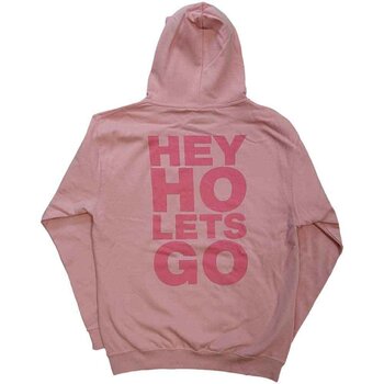Hoodie Ramones Pink Hey Ho Seal (Back Print) Pink L Hoodie - 2
