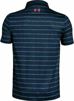 Polo majice Under Armour UA Threadborne Stripe Modra 152 - 2