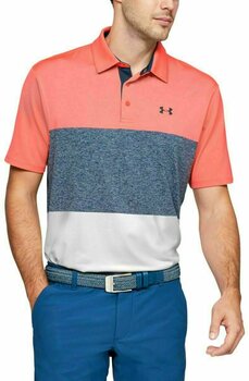 Poloshirt Under Armour Playoff Polo 2.0 Red/Petrol Blue M - 3