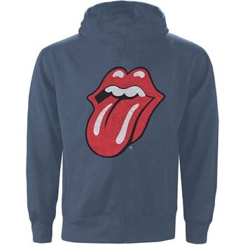 Mikina The Rolling Stones Classic Tongue (Back Print) Petrol Blue 2XL Mikina - 2
