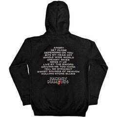 Hoodie The Rolling Stones Hackney Diamonds Tracklist (Back Print) Black 2XL Hoodie - 1