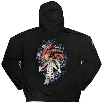 Hoodie Sleep Token The Love You Want Heart (Back Print & Sleeve Print) Black L Hoodie - 2