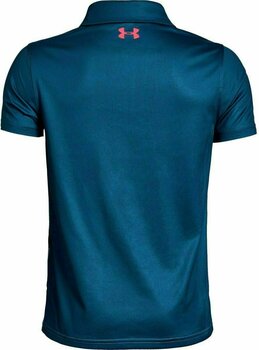 Polo Shirt Under Armour UA Threadborne Engineered Blue 164 - 2