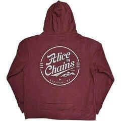Majica Alice In Chains Circle Emblem (Back Print) Maroon Red 2XL Majica - 1