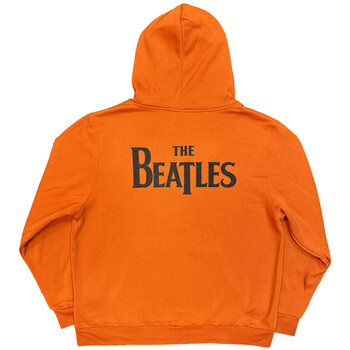 Hoodie The Beatles Drop T Logo (Back Print) Orange XL Hoodie - 2