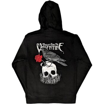 Hoodie Bullet For My Valentine Logo & Raven (Back Print) Black S Hoodie - 2