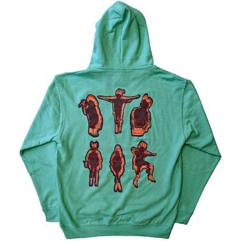 Majica Billie Eilish Silhouettes (Back Print) Green M Majica - 2