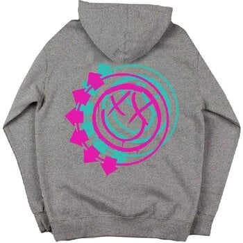 Hoodie Blink-182 Double Six Arrow Smile (Back Print) Grey 2XL Hoodie - 2