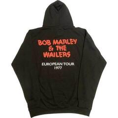 Hoodie Bob Marley Exodus Wailers European Tour '77 (Back Print & Hi-Build) Black L Hoodie - 1