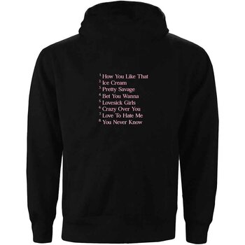 Дреха с качулка BLACKPINK The Album Tracklist (Back Print) Black M Дреха с качулка - 2