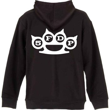 Hoodie Five Finger Death Punch Knuckles (Back Print) Black XL Hoodie - 2