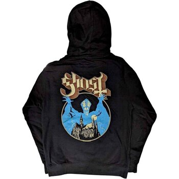 Hoodie Ghost Pocket Logo & Opus (Back Print) Black 2XL Hoodie - 2