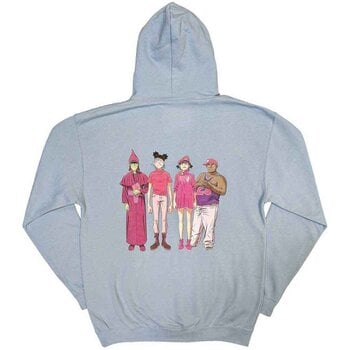 Hoodie Gorillaz Cracker Island (Back Print) Light Blue L Hoodie - 2