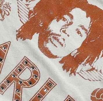 T-shirt Bob Marley Wings (Embellished) White XL T-shirt - 2