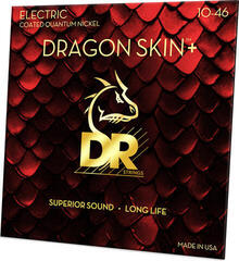 Струни для електрогітари DR Strings Dragon Skin+ Coated Medium 3 Pack Струни для електрогітари - 1