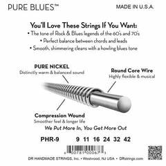 Sähkökitaran kielet DR Strings PHR-9 6-Pack Sähkökitaran kielet - 3