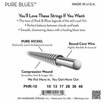 Струни для електрогітари DR Strings PHR-10 6-Pack Струни для електрогітари - 4