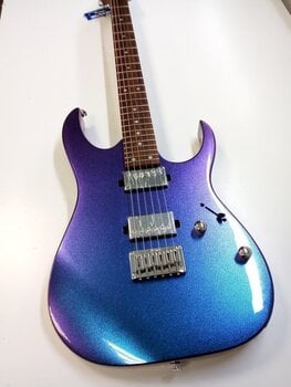 Guitarra elétrica Ibanez GRG121SP-BMC Blue Metal Chameleon Guitarra elétrica (Danificado) - 2