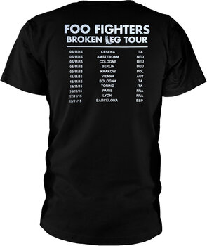 T-shirt Foo Fighters Break A Leg (Back Print & Ex-Tour) Black XL T-shirt - 2