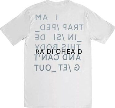T-shirt Radiohead Trapped (Back Print) White 2XL T-shirt - 2
