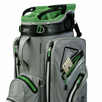 Golf Bag Big Max Aqua Tour 2 Lime/Silver/Black Cart Bag - 5