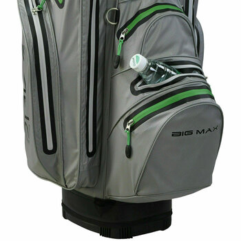 Sac de golf Big Max Aqua Tour 2 Silver/Lime/Black Cart Bag - 6