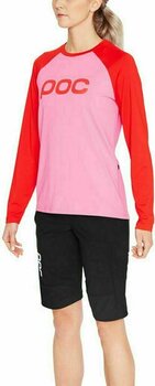 Kolesarski dres, majica POC Essential MTB Jersey Altair Pink/Prismane Red M - 2