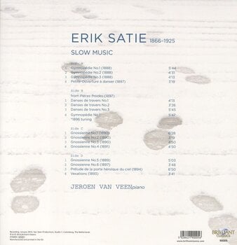 Disc de vinil Erik Satie & Jeroen van Veen - Slow Music (Gymnopédies • Gnossiènnes And Other Works) (180 g) (2 LP) - 2