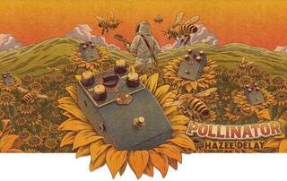 Guitar Effect Beetronics Pollinator Hazee Delay Guitar Effect - 4