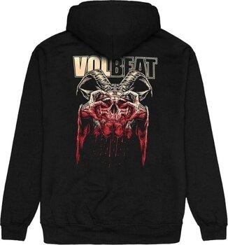 Hoodie Volbeat Bleeding Crown Skull (Back Print) Black L Hoodie - 2