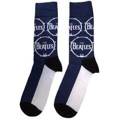 Čarape The Beatles Drum Logo Repeat Navy Blue 40-45 Čarape - 1