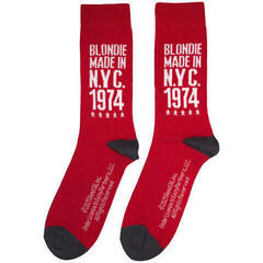 Sokken Blondie Made In NYC '74 Red 39-45 Sokken - 1