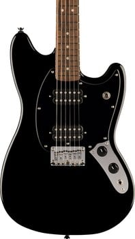 Elektriska gitarrer Fender Squier Sonic Mustang HH LRL Black Elektriska gitarrer - 3