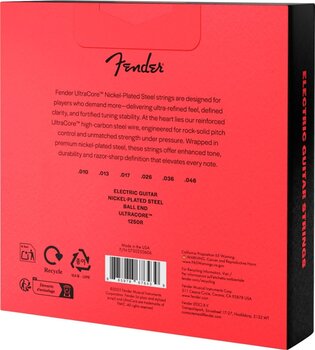 Strenge til E-guitar Fender UltraCore 1250R 10-46 3-Pack Strenge til E-guitar - 3