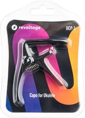 Ukulele Capo Revoltage UCP-1 Black Ukulele Capo - 4