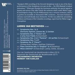 CD musicali Herbert von Karajan - Beethoven: The 9 Symphonies, 3 Overtures, Piano Concertos Nos. 4 & 5, Missa Solemnis (7 CD) - 1