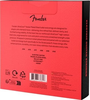 E-gitarrsträngar Fender UltraCore 4250R 10-46 3-Pack E-gitarrsträngar - 3