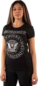 Skjorte Ramones Presidential Seal (Embellished) Black L Dame Skjorte - 4