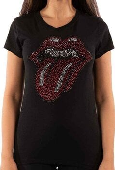 Tričko The Rolling Stones Classic Tongue (Embellished) Black M Dámske Tričko - 3