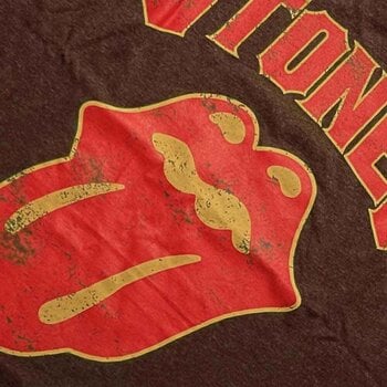 T-Shirt The Rolling Stones Gothic Text Brown L T-Shirt - 2