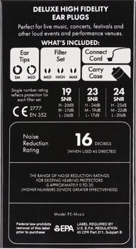 Korvatulpat Fender Deluxe Hi-Fi Korvatulpat - 7