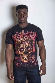 Tricou Slayer Crowned Skull Black L Tricou - 2