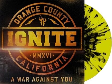 Vinyl Record Ignite - War Against You (Yellow Splatter Coloured) (LP) - 2