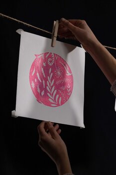 Boja za linorez Pébéo 141521 Boja za linorez Fluorescent Pink 80 ml - 4