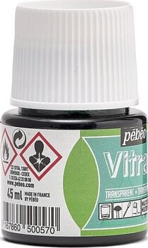 Colore per vetro Pébéo Vitrail Vernice per vetro Aqua Green 45 ml 1 pz - 3