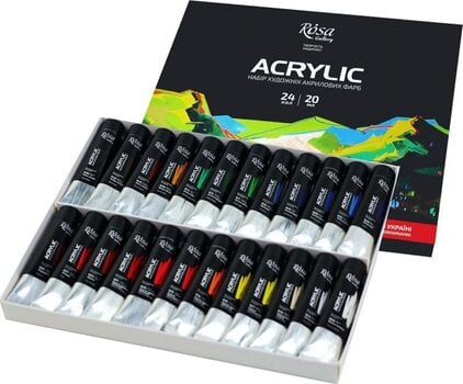 Akrylmaling Rosa Gallery Sæt med akrylmaling 24x20ml - 3