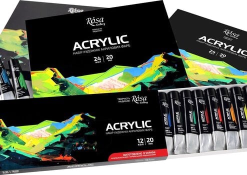 Akrylmaling Rosa Gallery Sæt med akrylmaling 24x20ml - 5