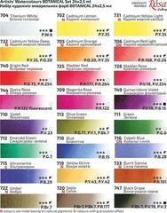 Peintures aquarelles Rosa Gallery Ensemble de peintures à l'aquarelle 24 pcs - 4